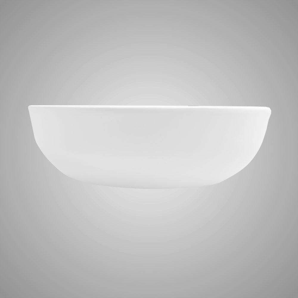 Uncher Round Cast Concrete Vessel B-Grade Sink - White