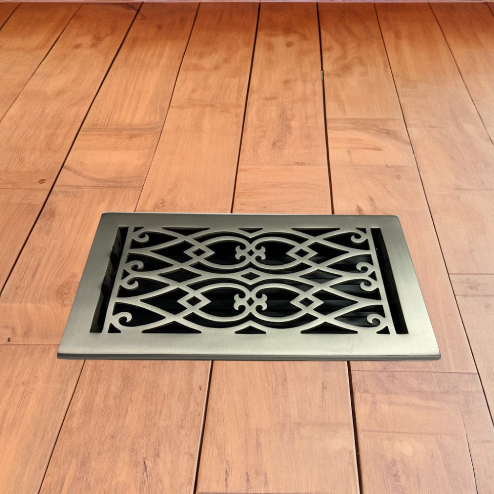 Victorian Solid Brass Floor Register