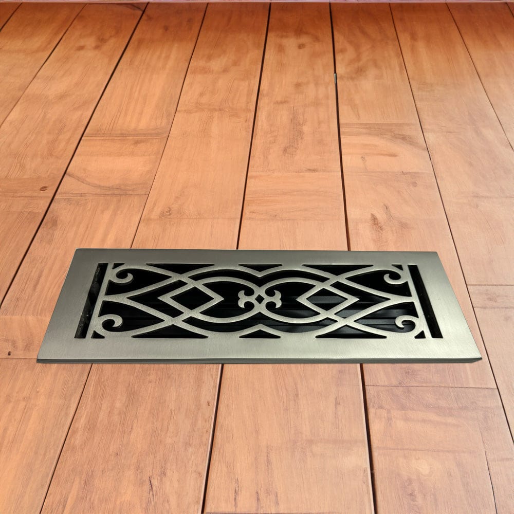 Victorian Solid Brass Floor Register