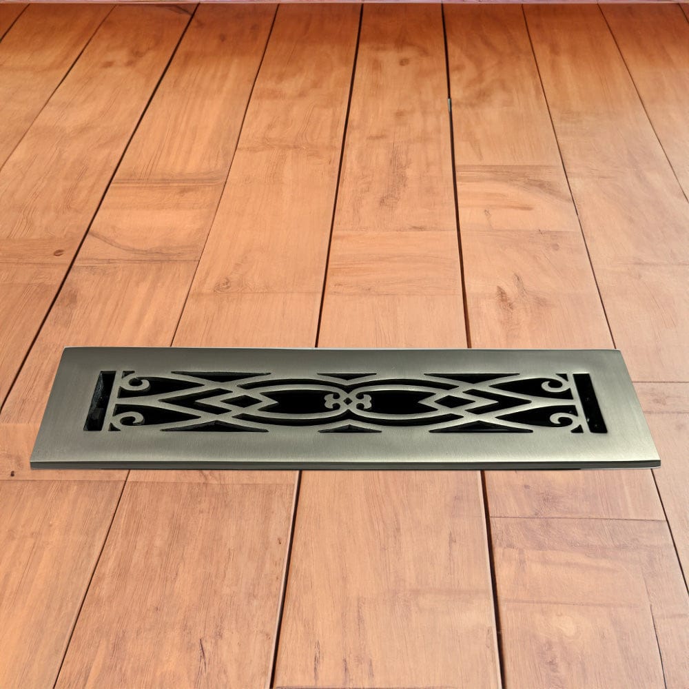 Victorian Solid Brass Floor Register