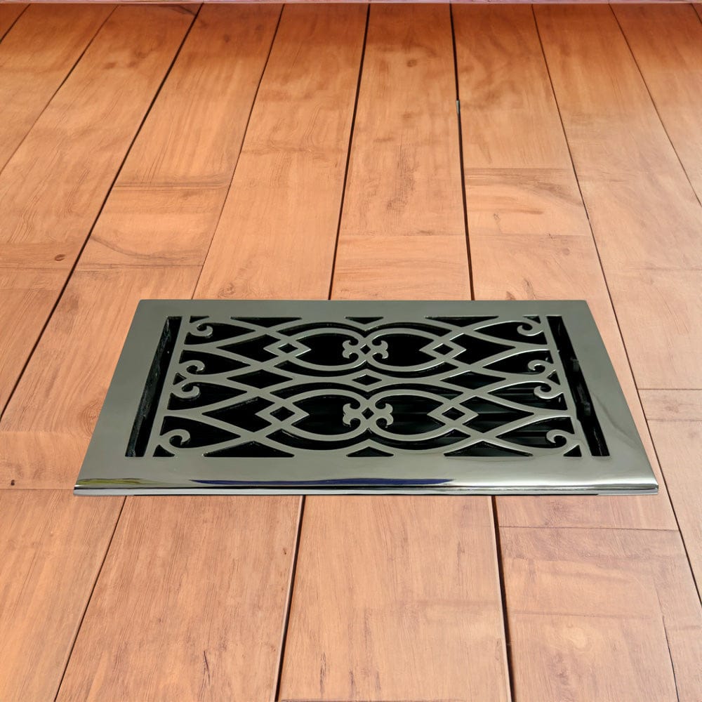 Victorian Solid Brass Floor Register