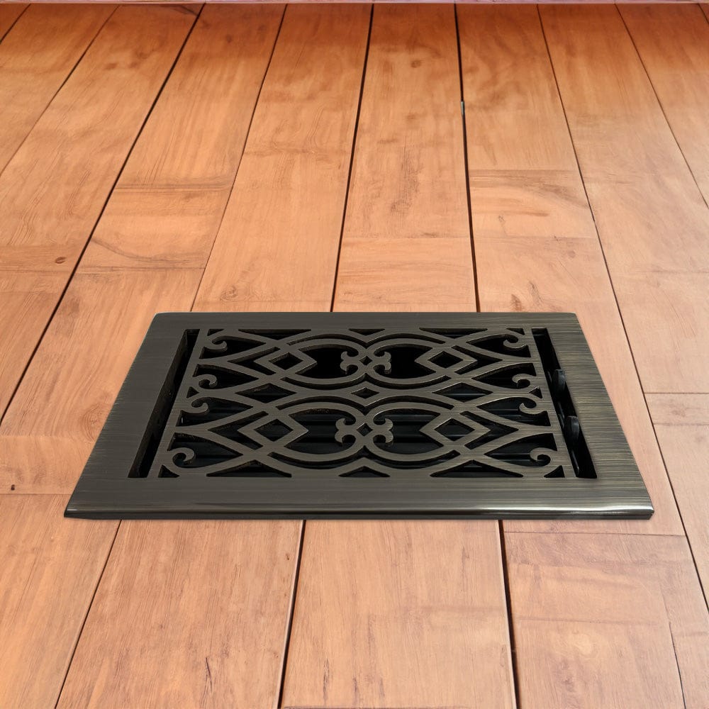 Victorian Solid Brass Floor Register