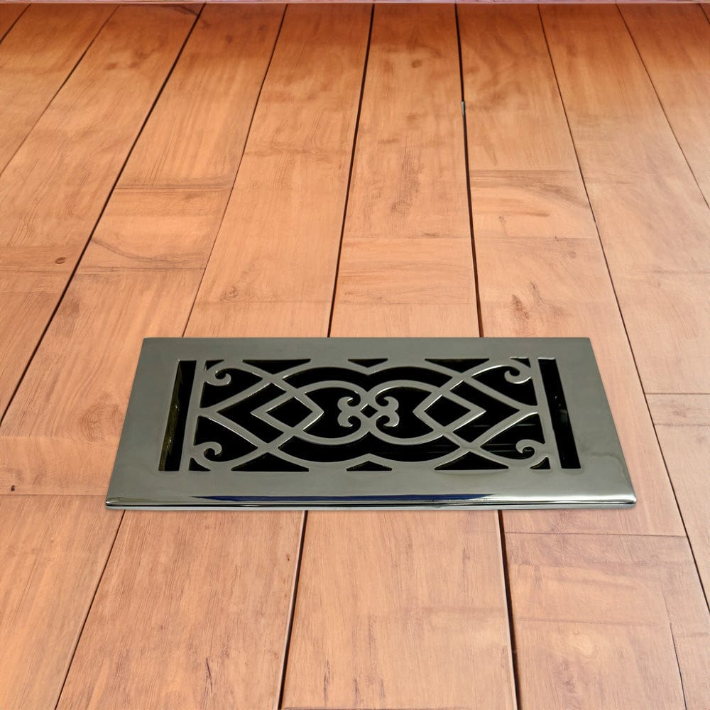 Victorian Solid Brass Floor Register