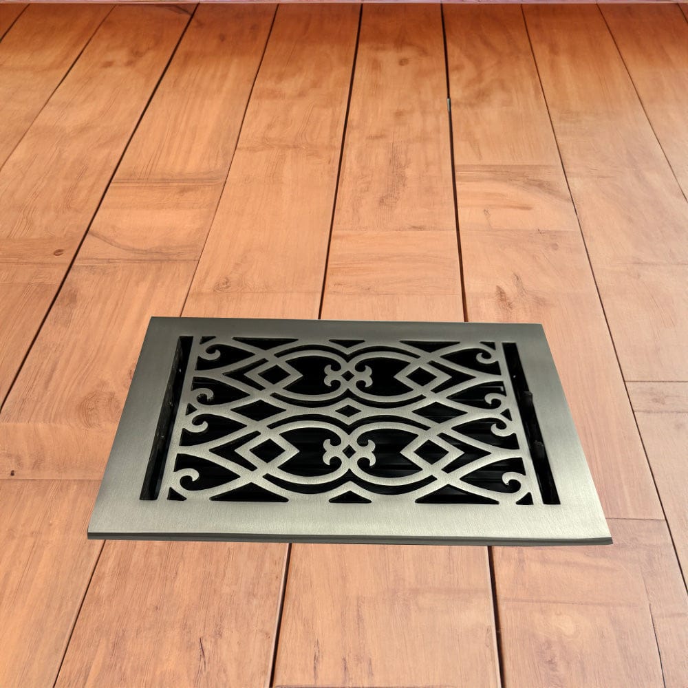 Victorian Solid Brass Floor Register