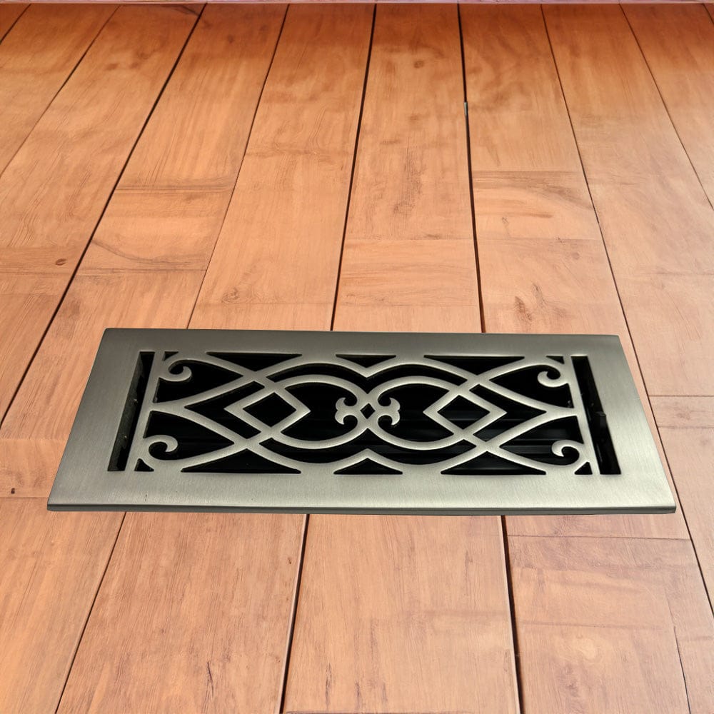 Victorian Solid Brass Floor Register