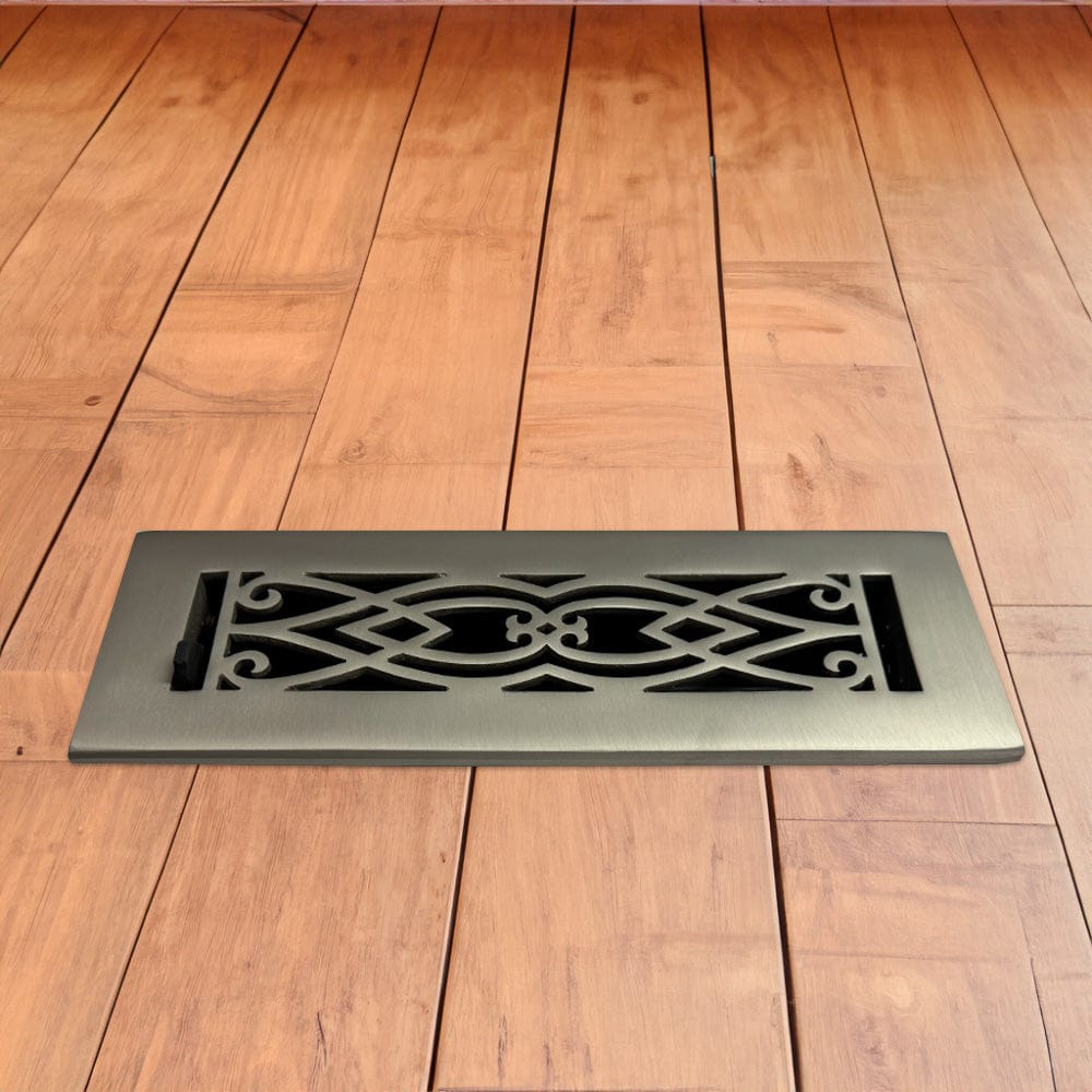 Victorian Solid Brass Floor Register