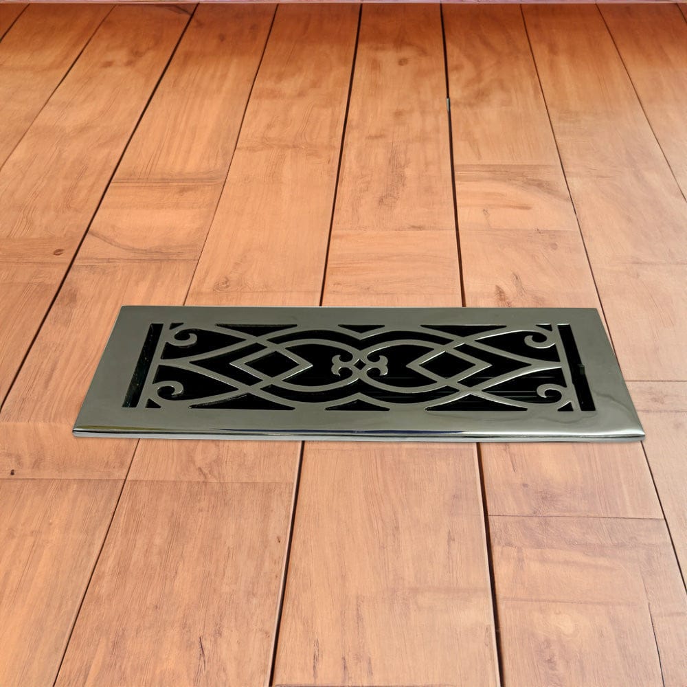 Victorian Solid Brass Floor Register