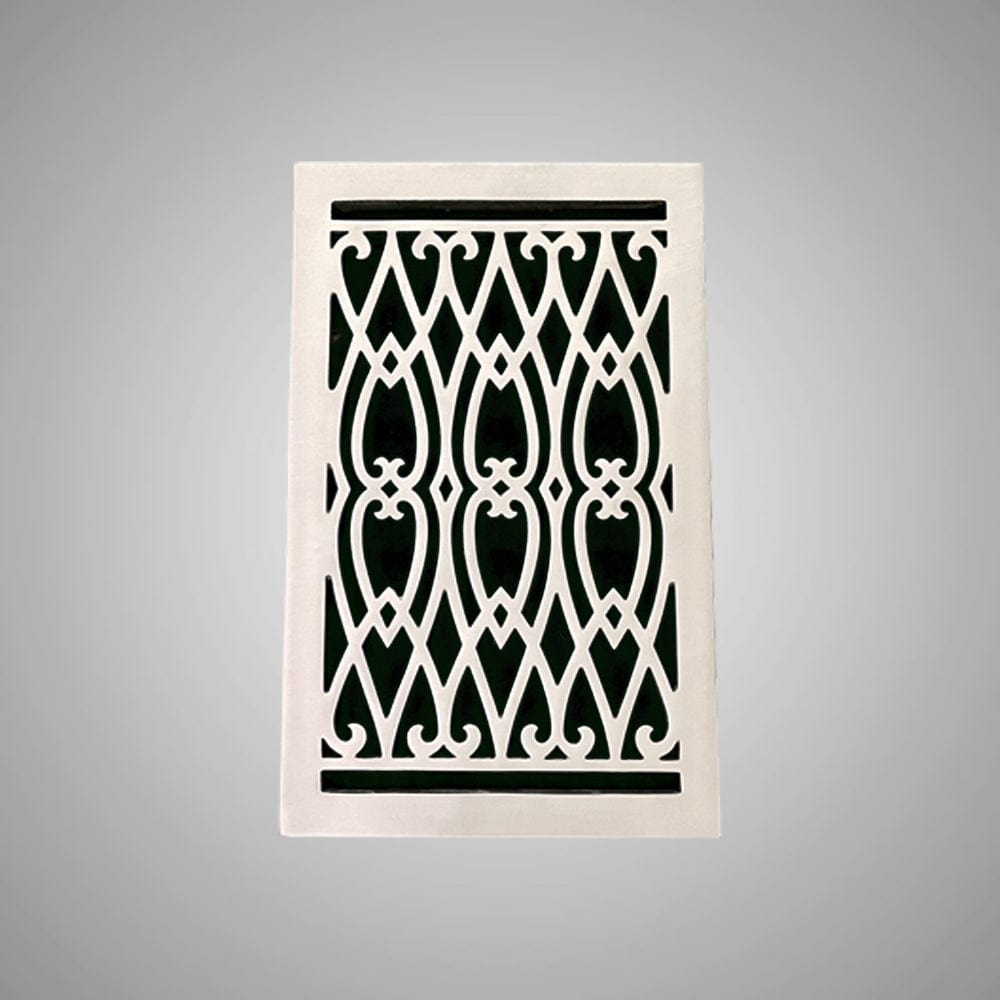 Victorian Solid Brass Floor Register - Special Order Sizes