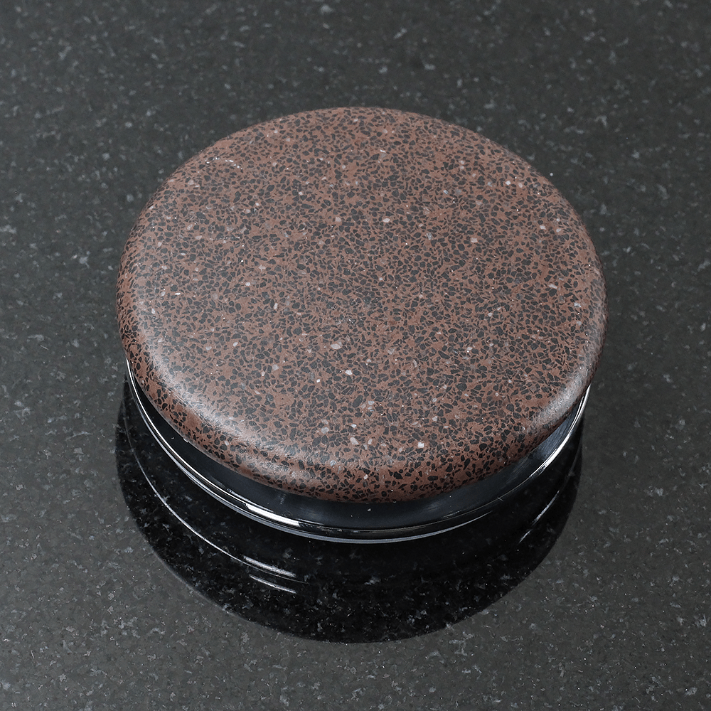 Welland Round Cast Concrete Vessel Sink - Red Sandstone