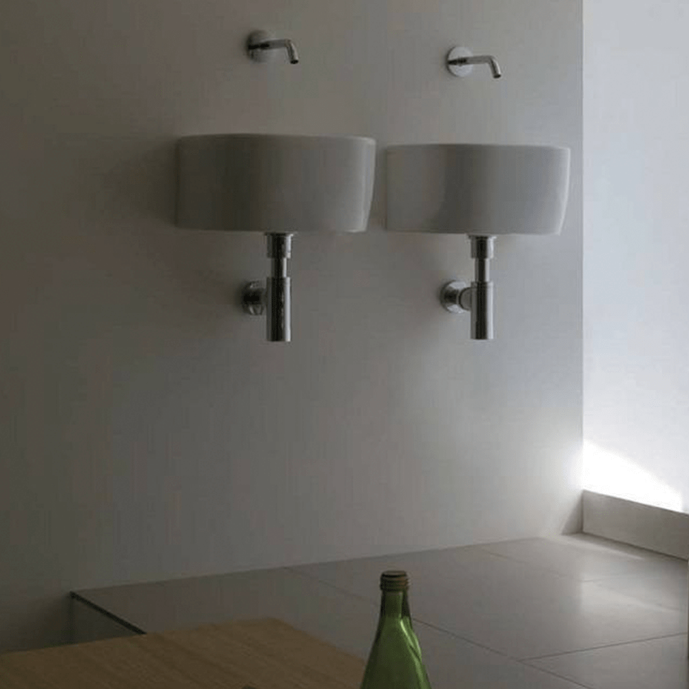 Zaden Fireclay Wall-Mount Bathroom Sink