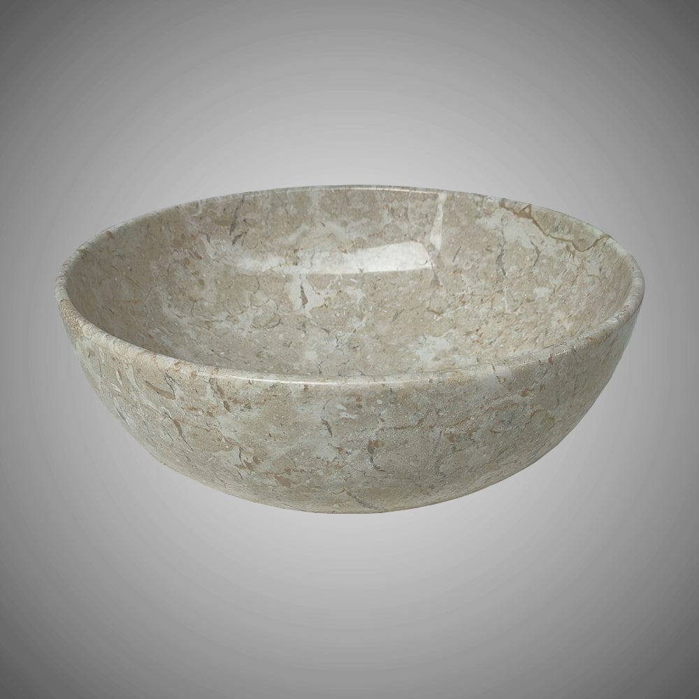 Zansa Marble Vessel Sink - Cream