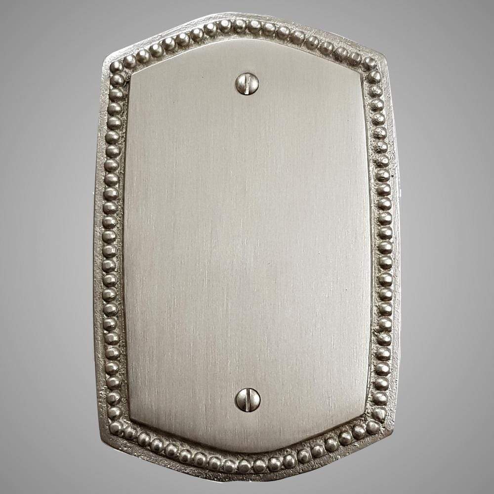 1 Blank Wall Plate - Beaded Design