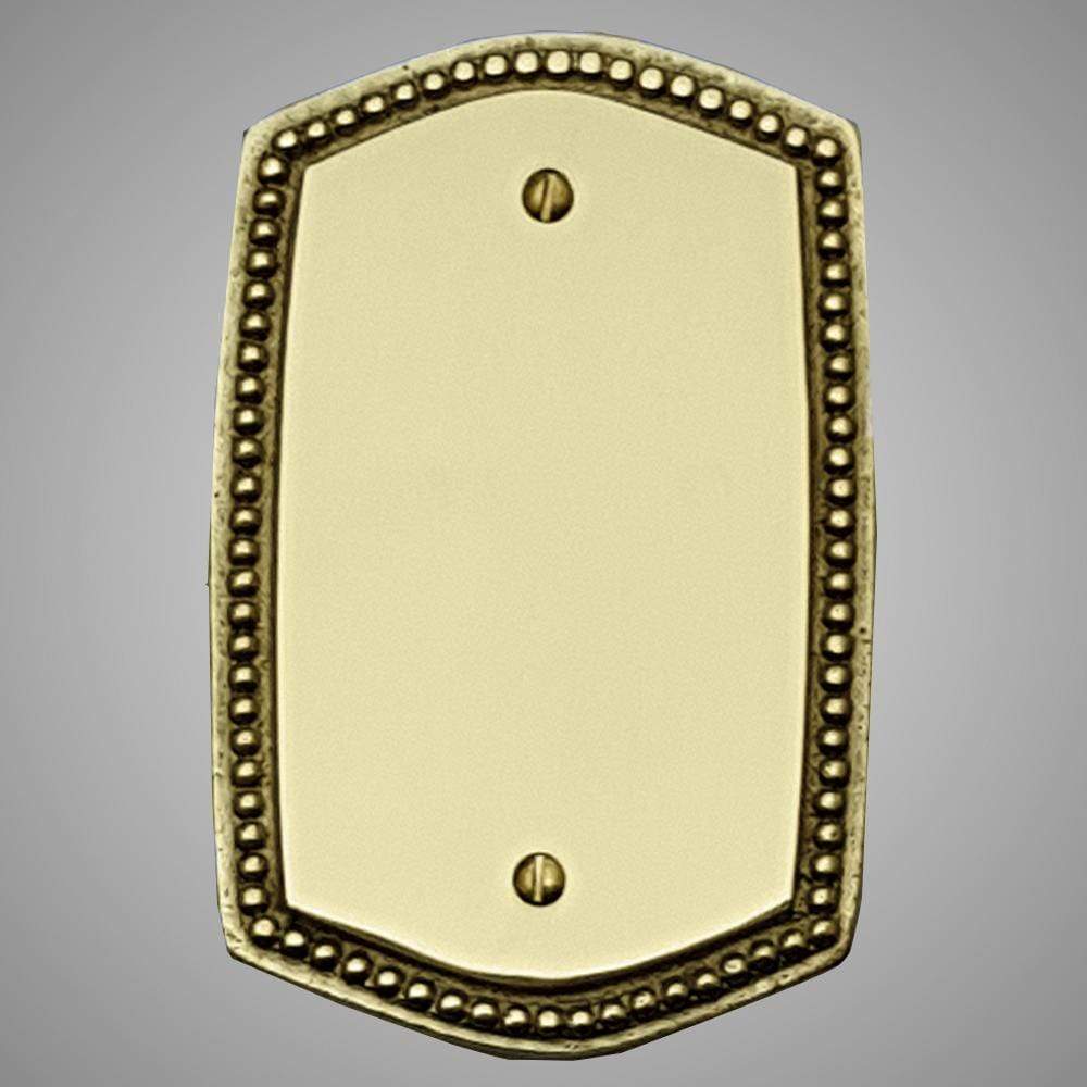 1 Blank Wall Plate - Beaded Design