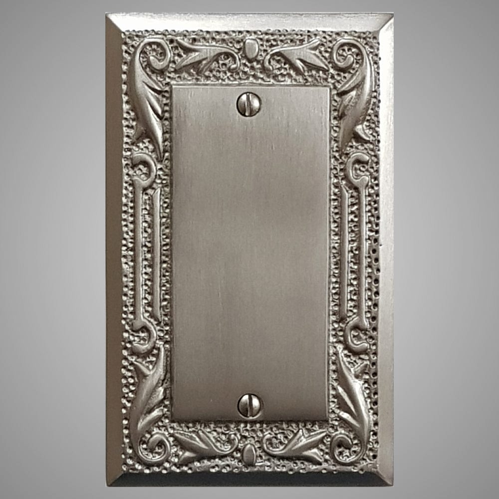 1 Blank Wall Plate - Floral Design