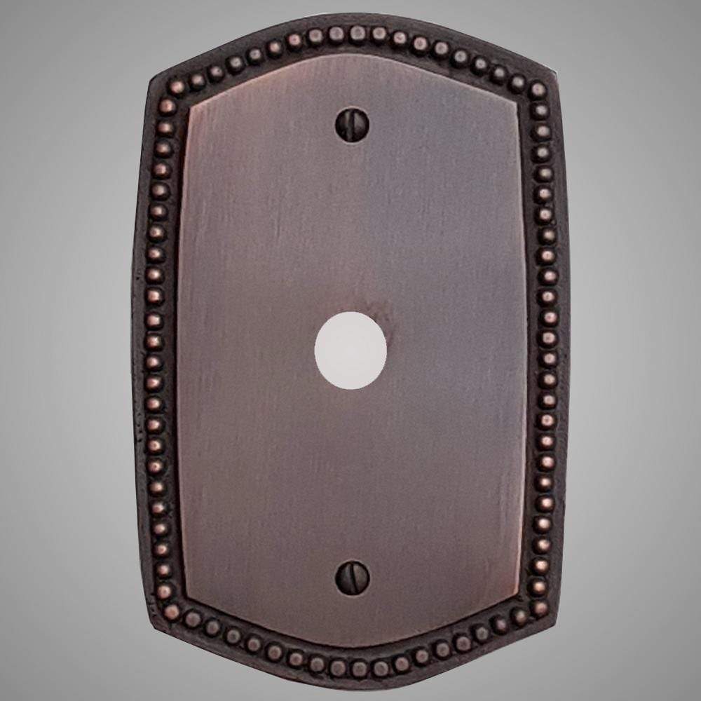 1 Coaxial Cable Wall Plate - Beaded Design