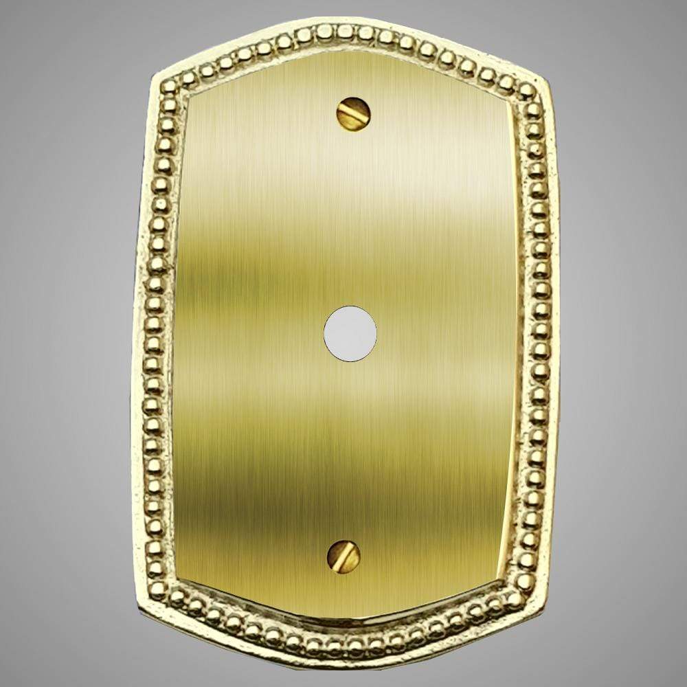 1 Coaxial Cable Wall Plate - Beaded Design