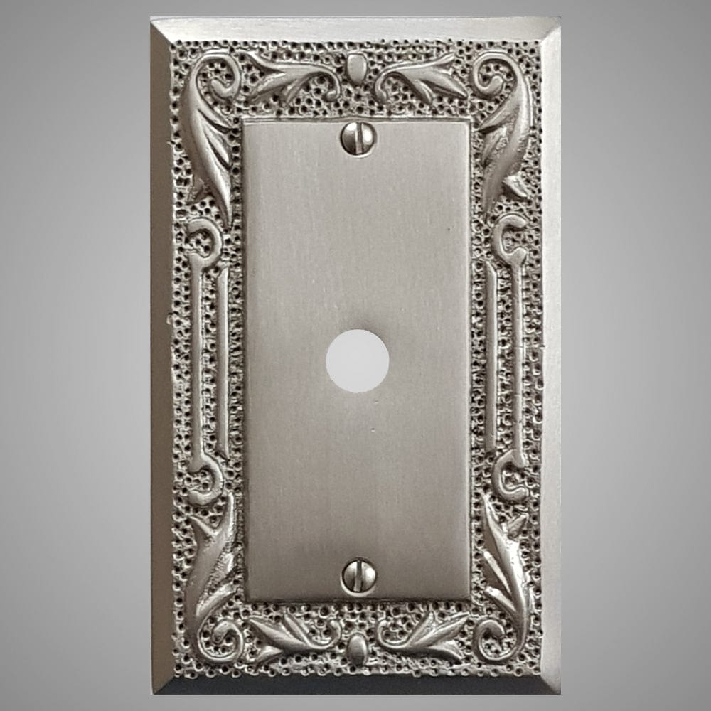 1 Coaxial Cable Wall Plate - Floral Design