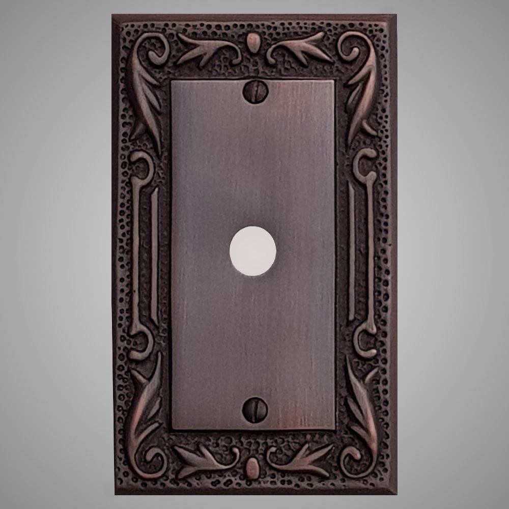 1 Coaxial Cable Wall Plate - Floral Design