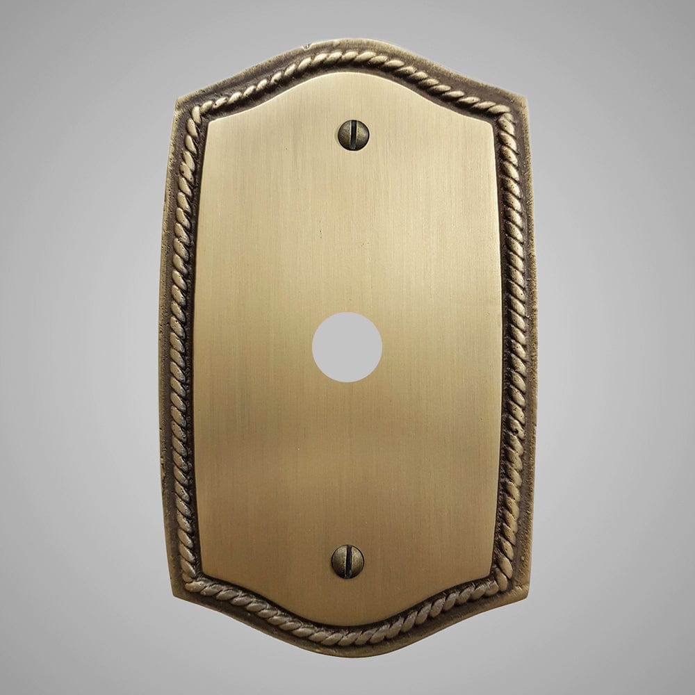 1 Coaxial Cable Wall Plate - Georgian Design