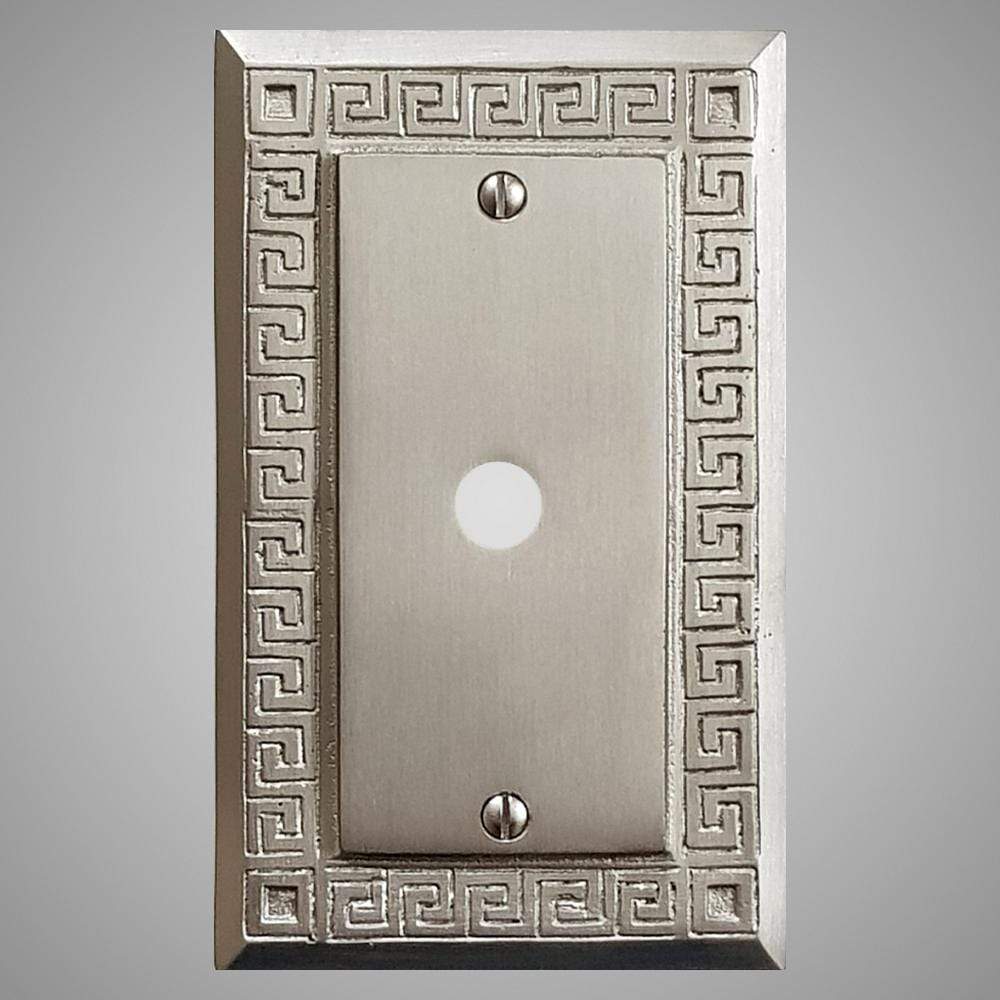 1 Coaxial Cable Wall Plate - Greek Design