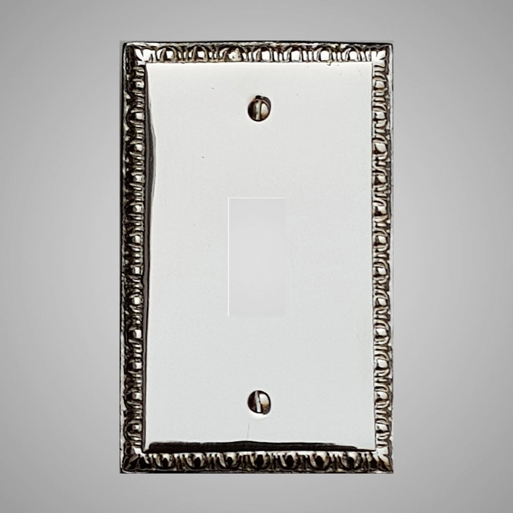 1 Gang Toggle Light Switch Plate - Egg & Dart Design