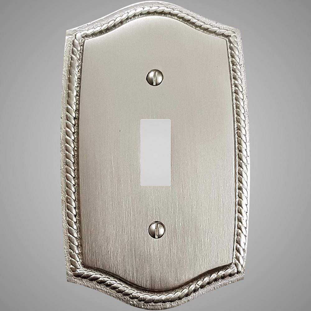 1 Gang Toggle Light Switch Plate - Georgian Design