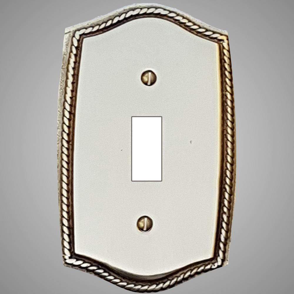 1 Gang Toggle Light Switch Plate - Georgian Design