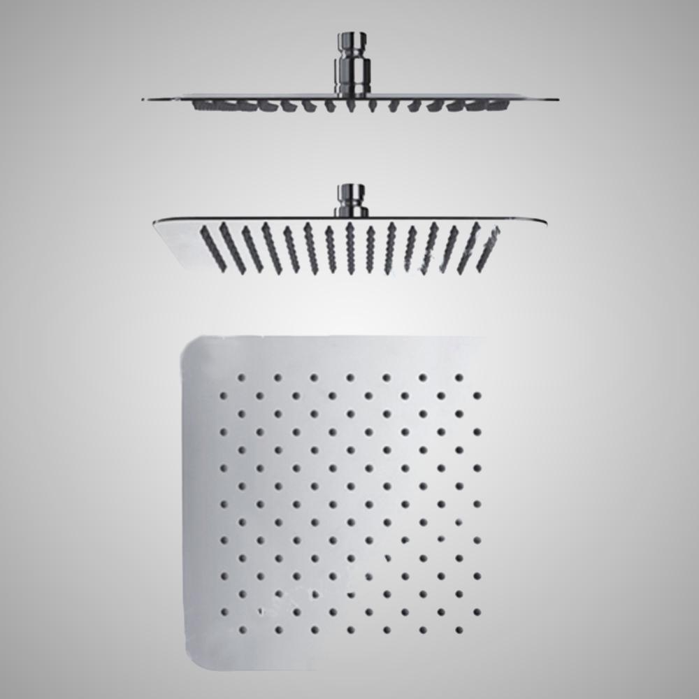12" Extra-Thin Square Rainfall Shower Head