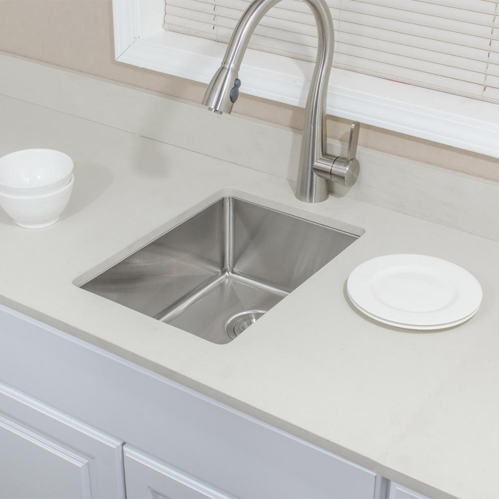 14" Otis Stainless Steel Single-Bowl Undermount Sink