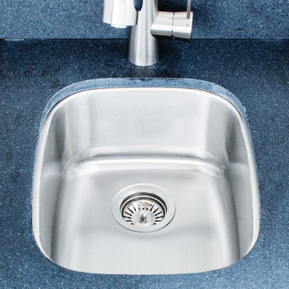 15" Cabot Stainless Steel Single-Bowl Undermount Sink