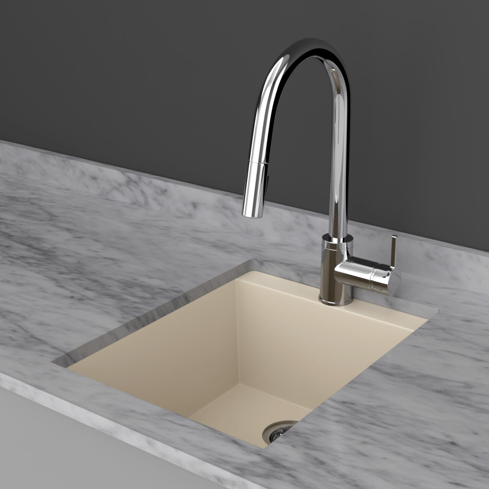 16" Cardea Granite Composite Sink - Beige