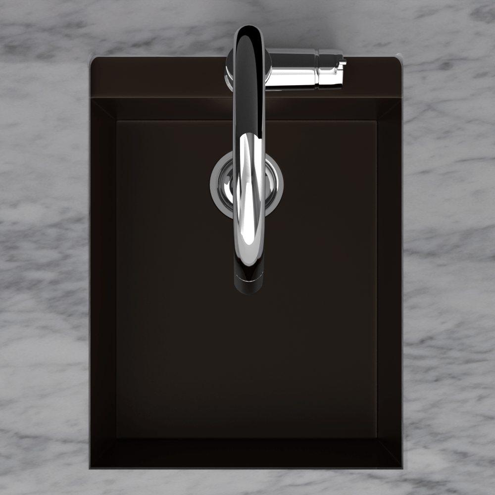 16" Cardea Granite Composite Sink - Brown