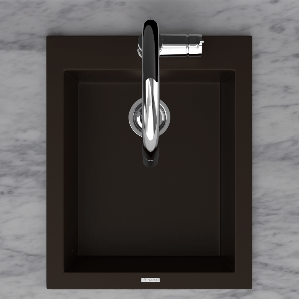 16" Cardea Granite Composite Sink - Brown