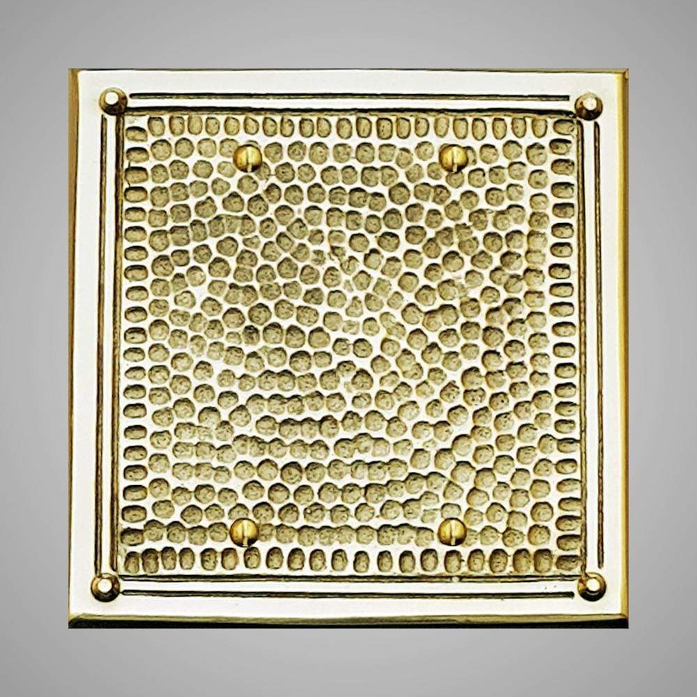 2 Blank Wall Plate - Framed Hammered Design
