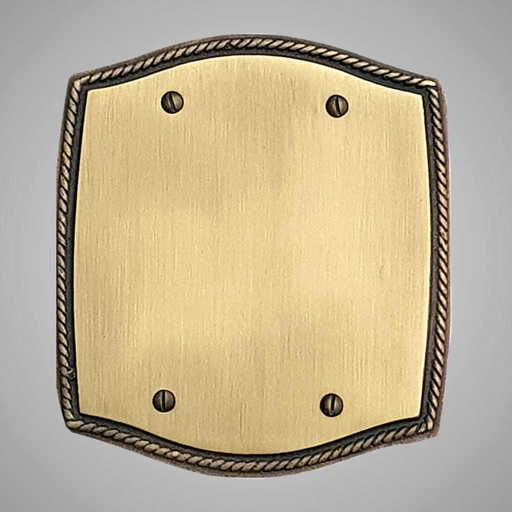 2 Blank Wall Plate - Georgian Design