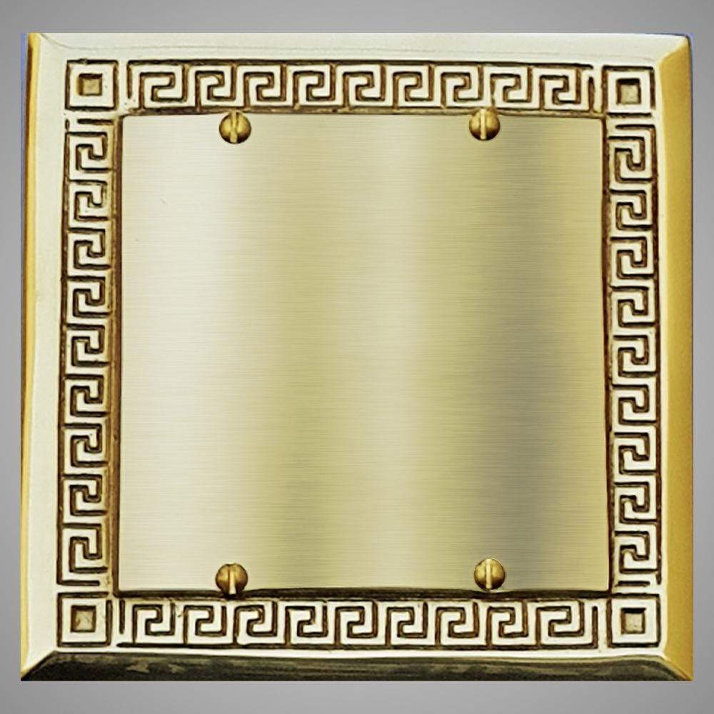 2 Blank Wall Plate - Greek Design