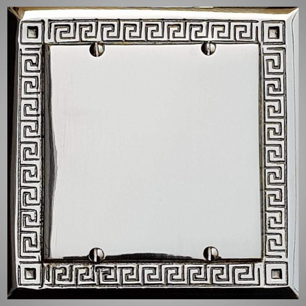 2 Blank Wall Plate - Greek Design