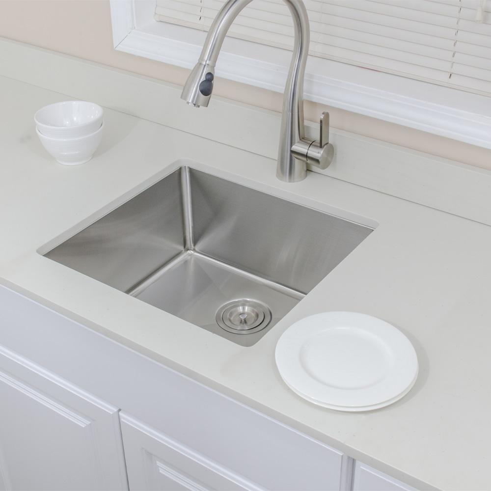 21" Savoy Stainless Steel Single-Bowl Undermount Sink