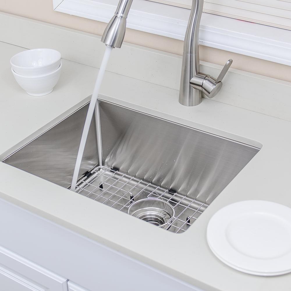 23" Cabot Stainless Steel Single-Bowl Undermount Sink