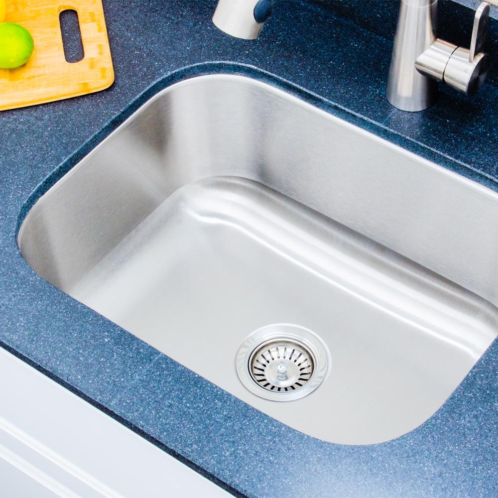 23" Errol Stainless Steel Single-Bowl Undermount Sink
