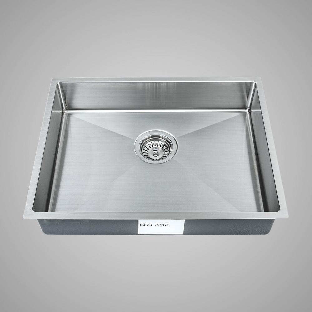 23" Sabattis Handcrafted Stainless Steel Single-Bowl Undermount Sink