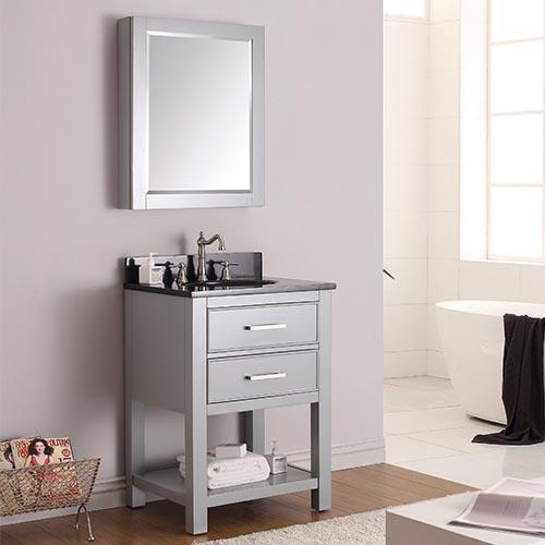 24" Brockton Vanity for Oval Undermount Sink