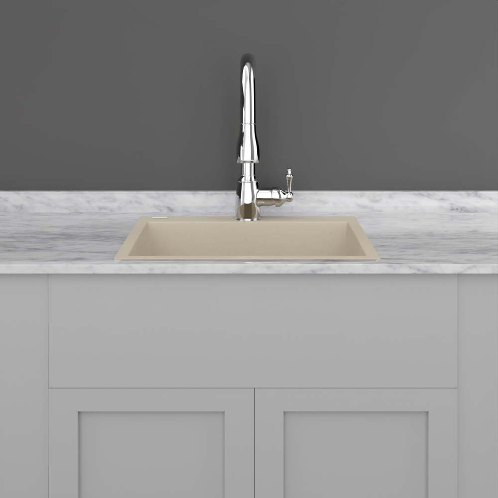 24" Canika Granite Composite Sink - Beige