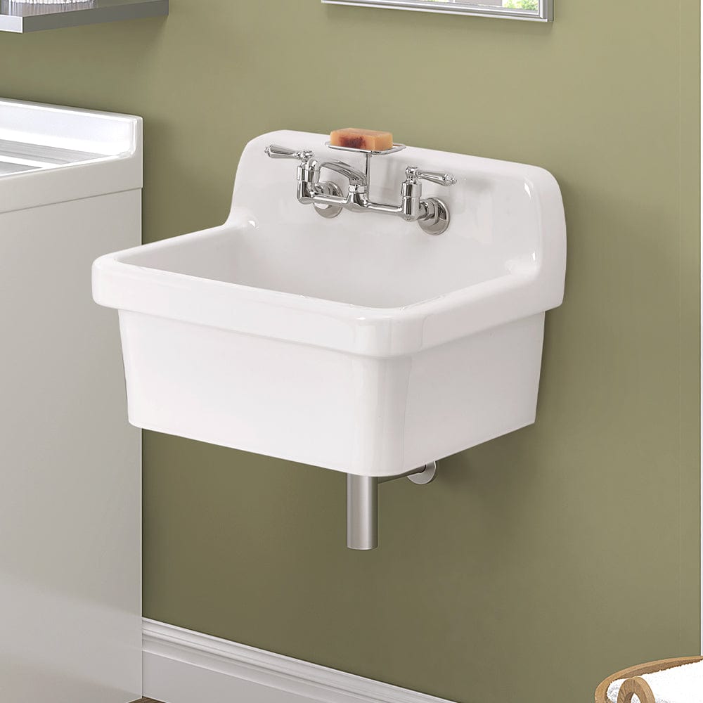 24" Gepen Vitreous China Wall-Mount Bathroom Sink