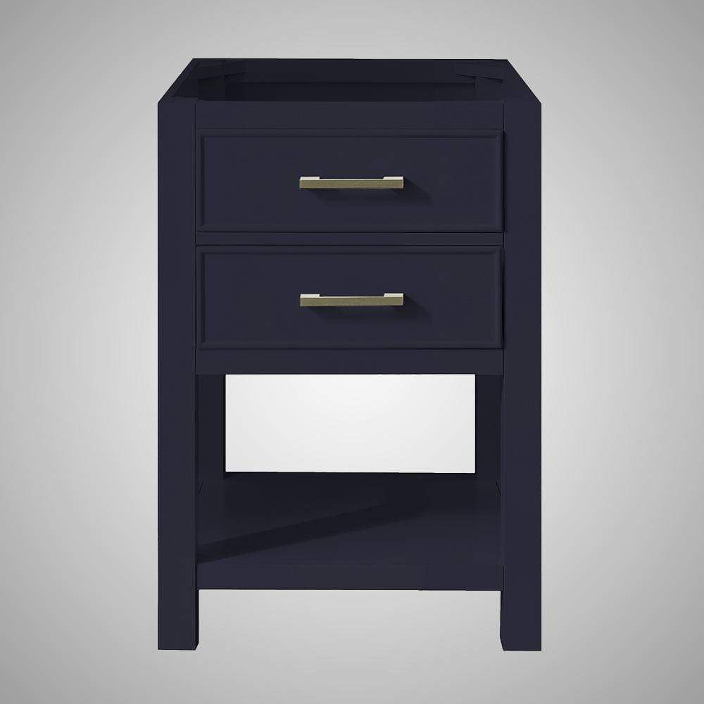 24" Maurizio Vanity Cabinet for Oval Undermount Sink - Navy Blue