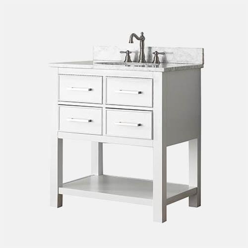 30" Brockton Vanity for Oval Undermount Sink