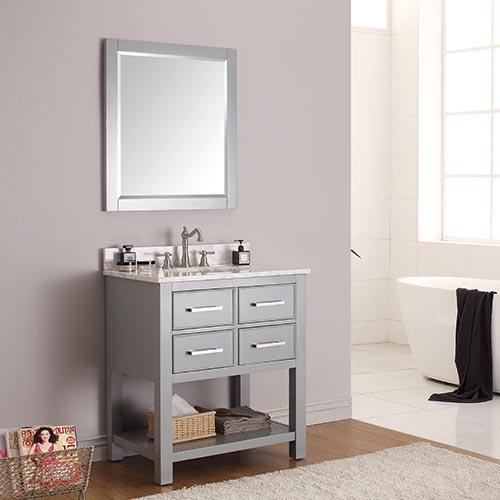 30" Brockton Vanity for Oval Undermount Sink