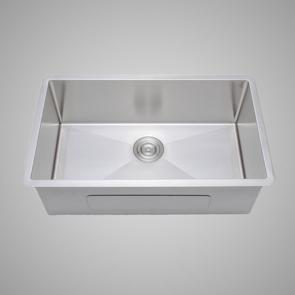 30" Fairlee Stainless Steel Single-Bowl Undermount Sink