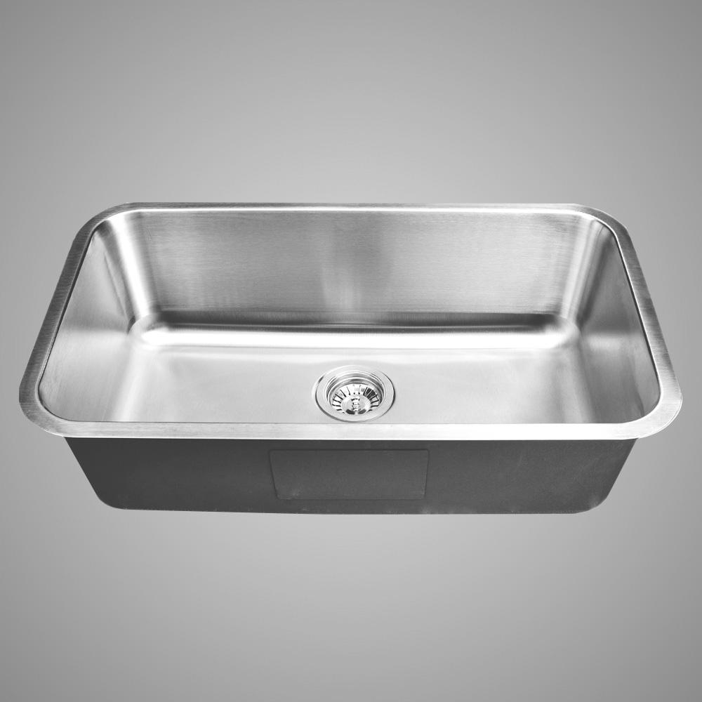 30" Henniker Stainless Steel Single-Bowl Undermount Sink