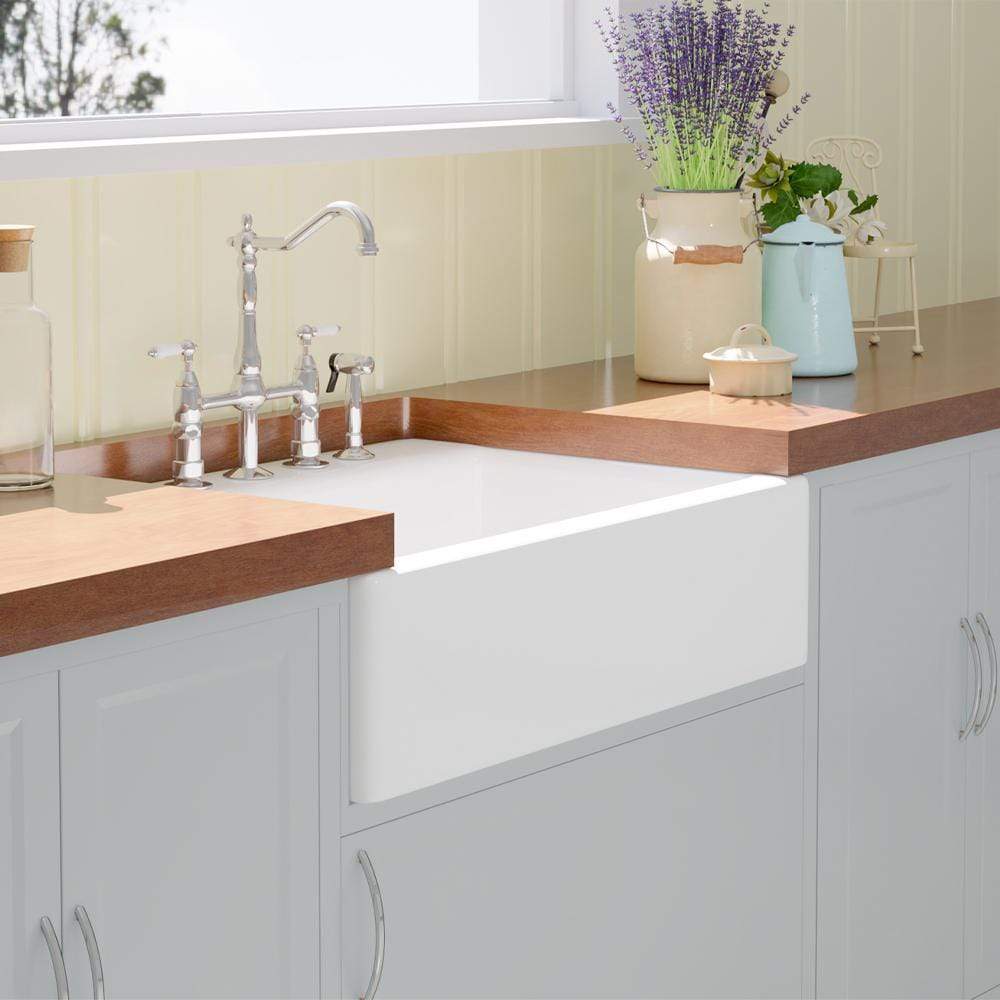 33" Dagny Cast Iron Single-Bowl Farmhouse Sink